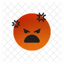 Expressao De Rosto Zangado Rosto Estranho Rosto Icon