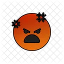 Expressão de rosto irritado  Icon
