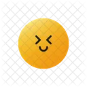 Expressao Feliz Com Olhos Fechados Emoji Emocao Icon