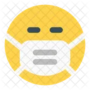 Expressionless Emoji With Face Mask Emoji Icon