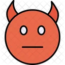 Expressionless Devil Emoticons Icon