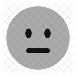 Expressionless Circle  Icon