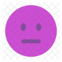Expressionless Circle Icon