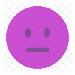 Expressionless circle  Icon
