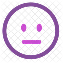 Expressionless Circle Icon