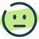 Expressionless Circle Icon