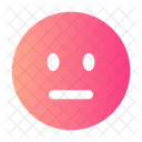 Expressionless Circle Icon