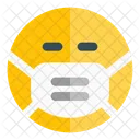 Expressionless Emoji With Face Mask Emoji Icon