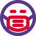 Expressionless Emoji With Face Mask Emoji Icon