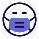 Expressionless Emoji With Face Mask Emoji Icon
