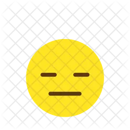 Expressionless Face Emoji Icon