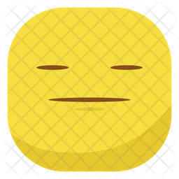 Expressionless Face Emoji Icon
