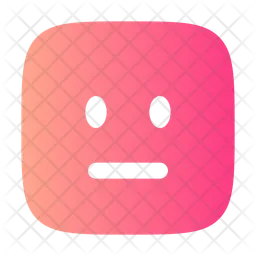 Expressionless Square  Icon