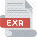 Exr Fichier Exr Format Exr Icône