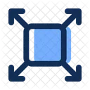 Extend Image Ai Horizontal Outpainting Ai Image Extend Icon