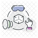 Extended Reality Xr Immersive Experience Icon