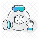 Extended Reality Xr Immersive Experience Icon