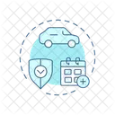 License Dealerships Car Icon