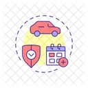 License Dealerships Car Icon