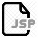 Extensao De Arquivo Jsp Documento Papel Ícone