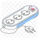 Extensao De Energia Quadro De Distribuicao Interruptor Ícone