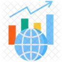 Expansion Croissance Graphique Icône