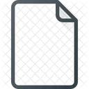Extension Blank Paper Icon
