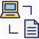 Compartir Extension Con Computadora Portatil Compartir Archivos Con Computadora Portatil Compartir Archivos Icono