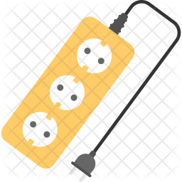 Extension Cord Icon - Download in Flat Style