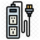 Extension Cord Cable Electricity Icon