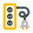 Electricity Extension Cord Electric Socket Icon