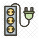 Power Supply Power Extension Extension Lead Icon