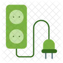Extension Cord Power Supply Extension Lead Icon