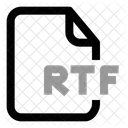 Extensión de archivo rtf  Icono