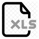 Extensión de archivo xls  Icono