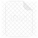 3 Dml Fichier Extension Icône