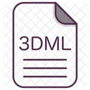 3 Dml Fichier Extension Icône