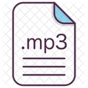 Mp 3 Musique Fichier Icône