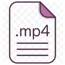 Mp 4 Video Fichier Icône