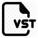 Extension De Fichier Vst Document Profile Icon