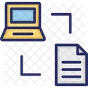 Extension Share With Laptop File Share With Laptop File Sharing Icon