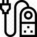 Extensioncable Barcodescanner Bluray Icon