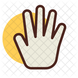 Exterior Icon - Download in Colored Outline Style