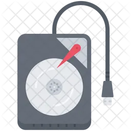 External Hard-disk  Icon