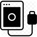 External Hard Disk Icon