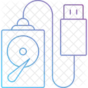 External hard drive  Icon