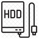 External Harddisk Harddisk Hdd Icon