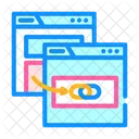 External Linking Seo Icon