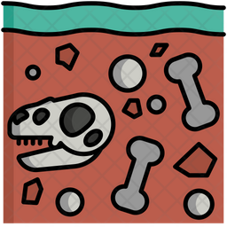 Extinct Icon - Download in Colored Outline Style