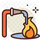Extinguish Fire Water Pipe Watre Icon